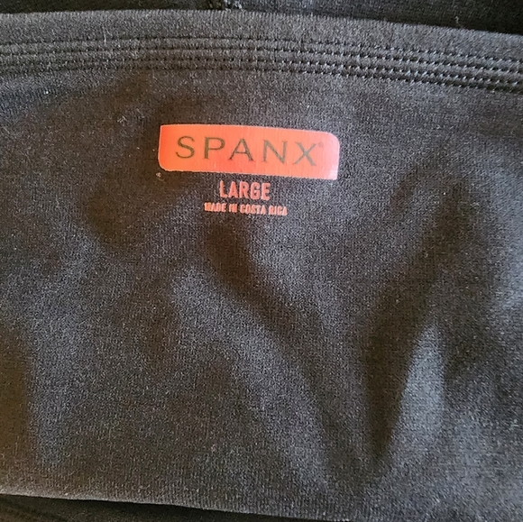 Spanx Bagel Buster Black Flared Yoga Power Pant Size Large Athleisure Slim X - Picture 4 of 12